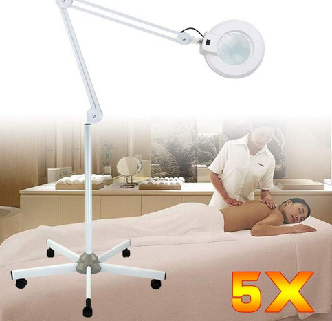 22W LED Lupenleuchte mit Klemme Kosmetik Arbeitsplatzlampe Lupenlampe