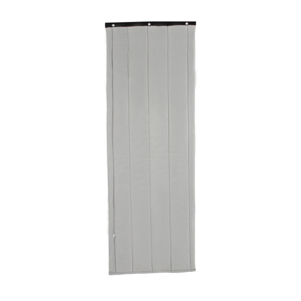 Isolierender Türvorhang, Insektenschutz für Wintertüren, Schallschutzdecke, 70*200cm, Grau