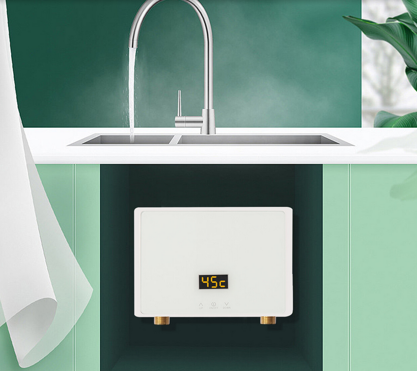 5500W Mini Durchlauferhitzer Küche 230v Elektrische Warmwasserbereiter