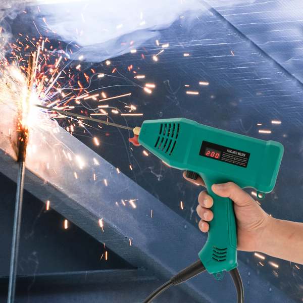 Schweißgerät, Handschweißgerät Kit Portable Schweißgerät 110V Spannung Digital Stick Schweißer mit Toolbox