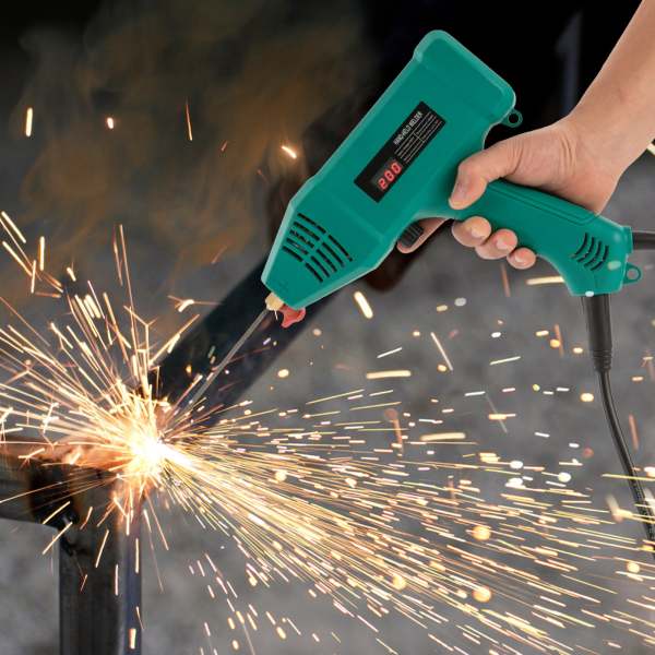 Schweißgerät, Handschweißgerät Kit Portable Schweißgerät 110V Spannung Digital Stick Schweißer mit Toolbox
