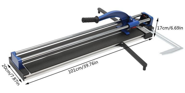 CNCEST 80cm Fliesenschneider Doppelschienen und Fliesenschneider mit Präzision Infrarot Positionierung Manuelle
