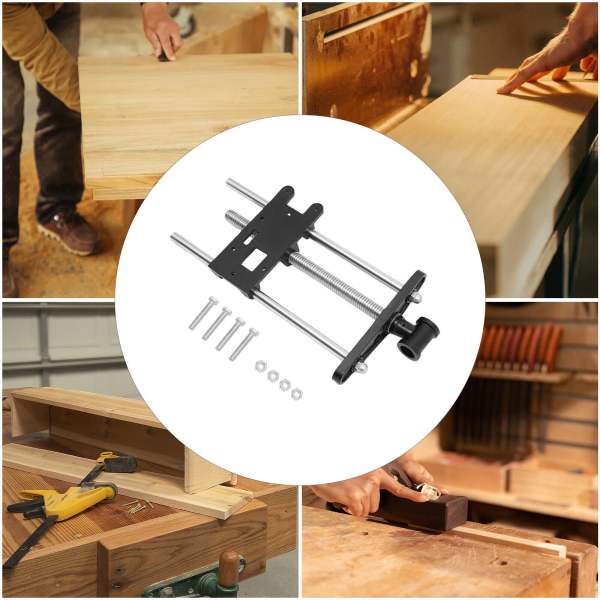 CNCEST 260mm Holzschraubstock 10 Zoll Robuster Schraubstock Holz Vorderzange Spannzange