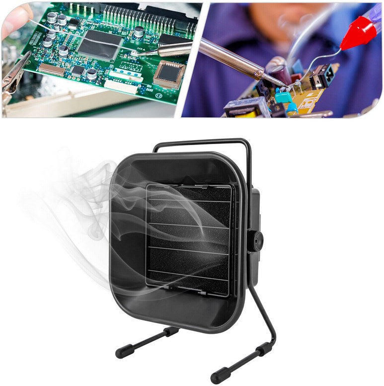 CNCEST Lötrauchabsorber Lötrauchabsaugung mit Grobfilter und Anschluss für Absaugkanal