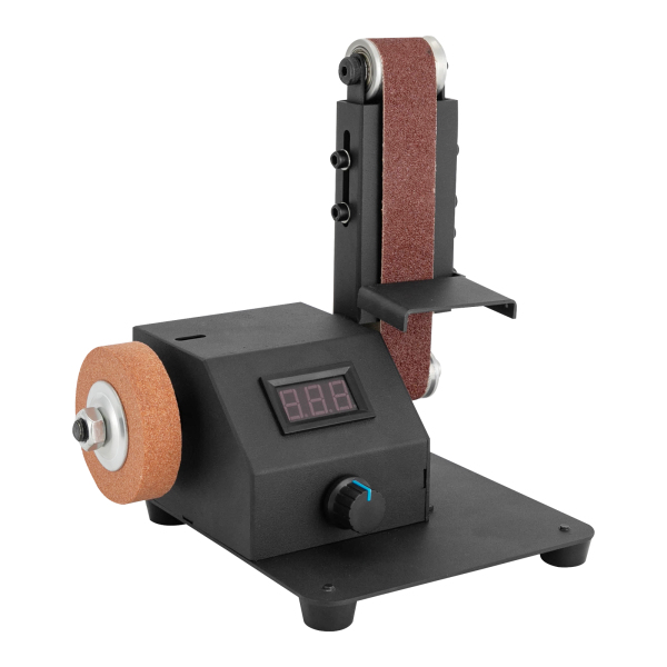 CNCEST Elektrischer Mini-Bandschleifer Elektrischer Bandschleifer Schärfbandschleifer
