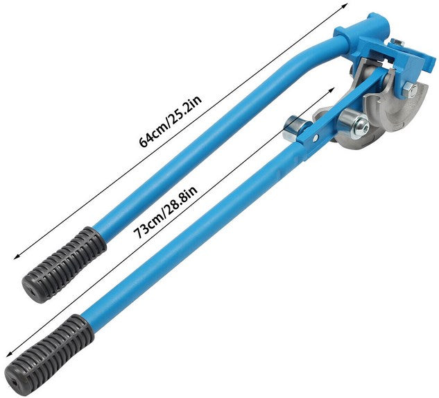 CNCEST Rohrbiegegerät Manuelle Rohrbiegemaschine 0-90° Biegebereich für Rohre aus Kupfer,  Aluminium