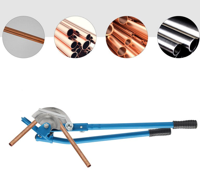 CNCEST Rohrbiegegerät Manuelle Rohrbiegemaschine 0-90° Biegebereich für Rohre aus Kupfer,  Aluminium