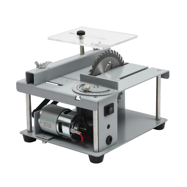 CNCEST Mini Tischsäge Holzbearbeitung Bank Säge DIY Schneidwerkzeug Tischsäge Set 10000rpm