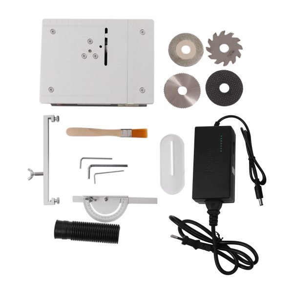 Professionelle Tischkreissäge Mini-Tischkreissäge Multifunktionales Desktop-Schneidewerkzeug Kleine Schneidemaschine