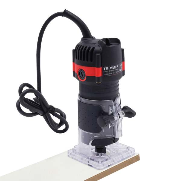 Holz Oberfräse Kantenfräse elektrische Handfräse Fräsmaschine 30000U/Min 800W DE