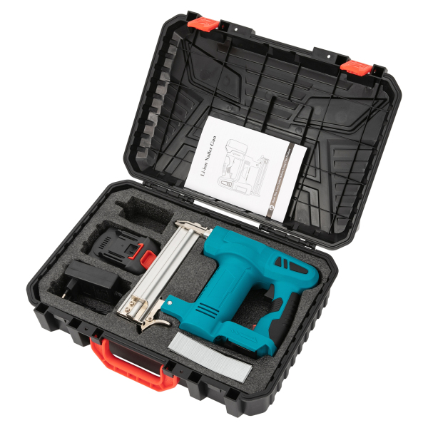 2-in-1-Nagler, kabelloser Nagler, batteriebetriebener Nagler und Ladegerät