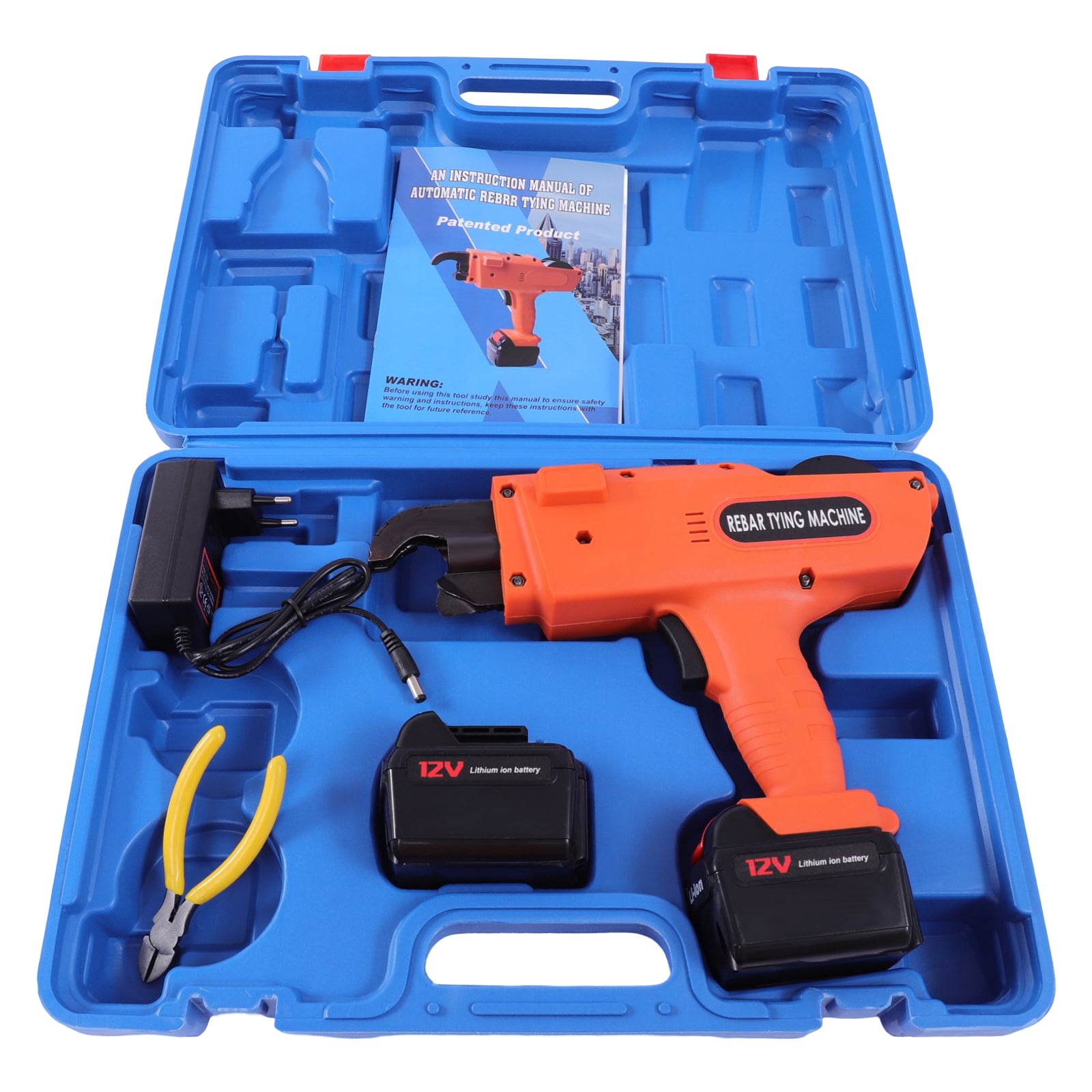 12V Automatische Bindemaschine Handheld Rebar Tier Maschine für 6-25mm Stahlband