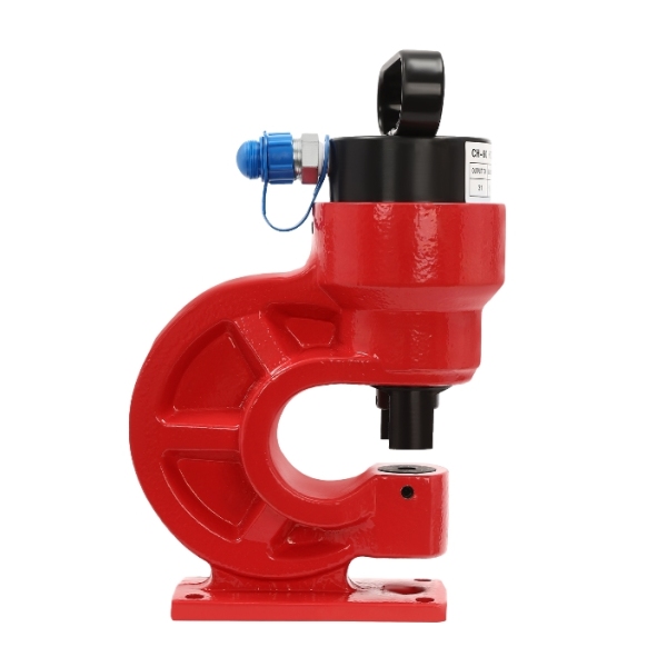 CH-60 Hydraulische Stanzpresse, Einzelölrücklauf-Design, 4 Matrizen, rot