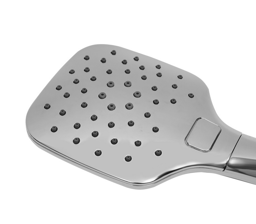 Duschset mit Thermostat Duscharmatur Duschsystem Regendusche 30cm Handbrause mit 3-Strahlarten Regenwalddusche