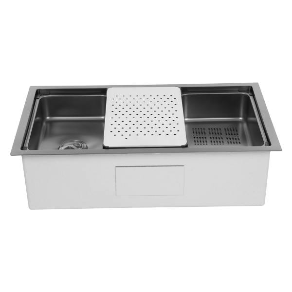 29,92 x 18,03 x 8,66 Zoll Küchenspüle Robuste und langlebige Unterbauspüle mit Dichtungsring Edelstahlspüle Schwarz 29,92 x 18,03 x 8,66 Zoll Küchenspüle Robuste und langlebige Unterbauspüle mit Dichtungsring Edelstahlspüle Schwarz