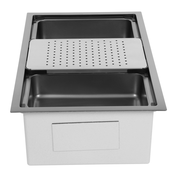 29,92 x 18,03 x 8,66 Zoll Küchenspüle Robuste und langlebige Unterbauspüle mit Dichtungsring Edelstahlspüle Schwarz 29,92 x 18,03 x 8,66 Zoll Küchenspüle Robuste und langlebige Unterbauspüle mit Dichtungsring Edelstahlspüle Schwarz