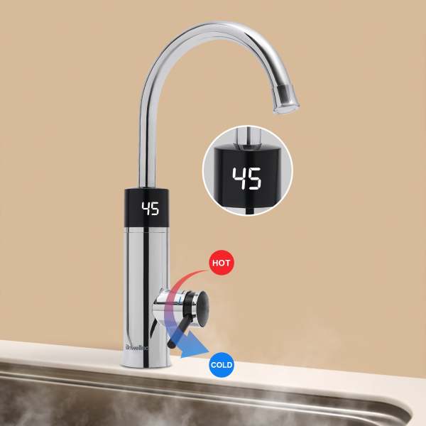 Elektrischer Wasserhahn, Wasserhahn für Durchlauferhitzer, elektrischer Warmwass