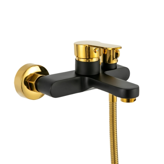 Badewannenarmatur Duscheset Wasserfall Wasserhahn Mischbatterie mit Handbrause