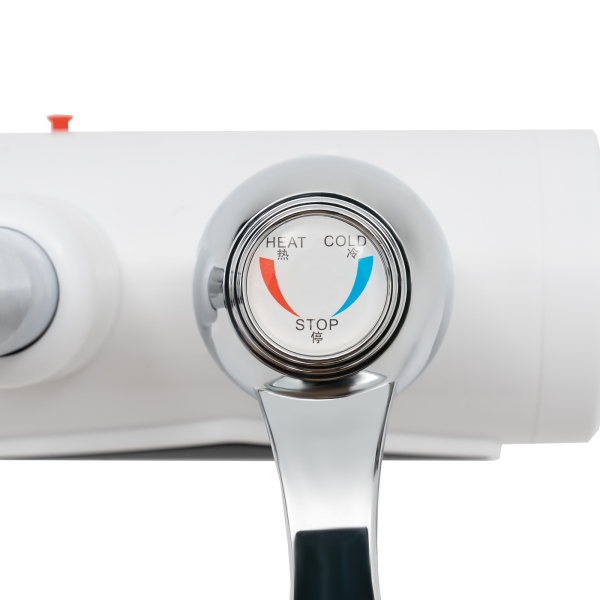 Elektrischer Wasserhahn 220v, Küchenarmatur aus Edelstahl mit LED-Temperaturanzeige, Heizung 3KW