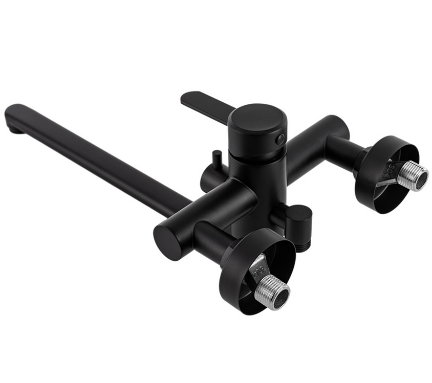 Küchenarmatur Wandmontage Wandmischbatterie mit Spritzpistole und 3 Wasserstrahlarten Küchenarmatur Spültischmischbatterie