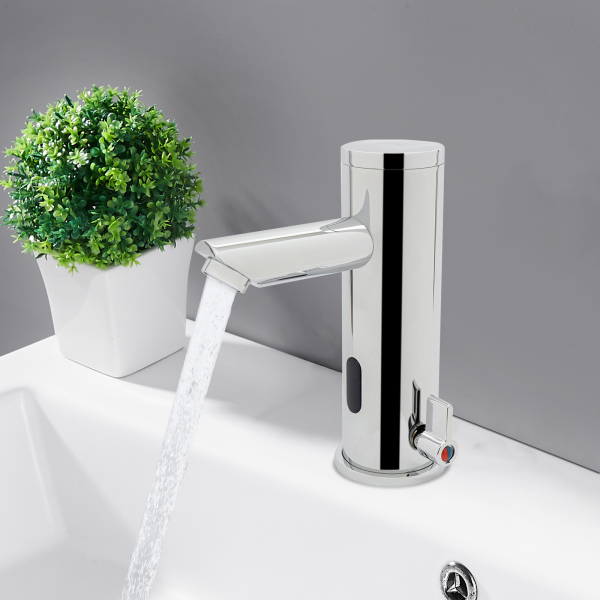 Infrarot Sensor Badrmatur Mischbatterie Waschbecken Bad Wasserhahn Armatur
