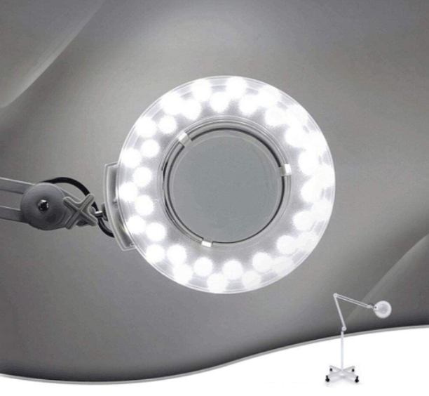 22W LED Lupenleuchte Lupenlampe Kaltlicht 5 Dioptrien Boden Beauty Lampe
