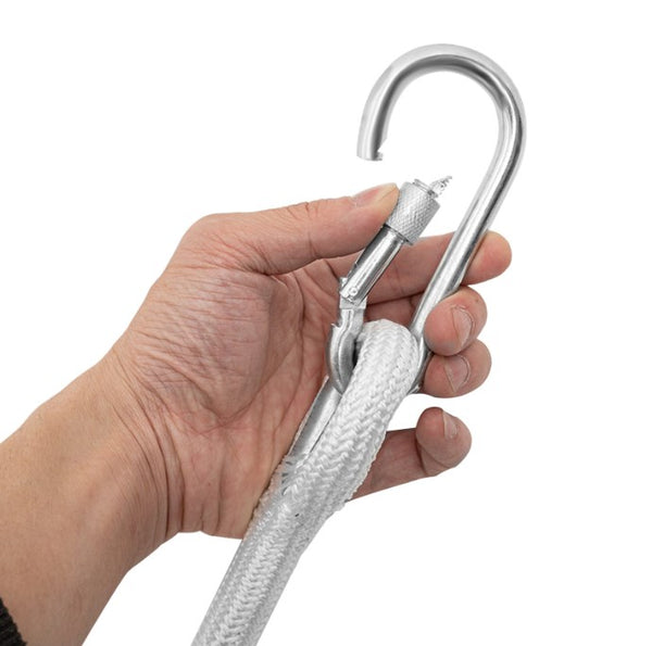 CNCEST Feuerleiter 10m, Strickleiter Rettungsleiter mit Halb-Körper-Gurt, Rettungsleiter Fenster, Kompakt & Tragbar