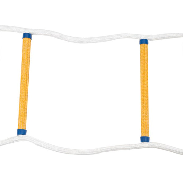 CNCEST Strickleiter, Rettungsleiter, 12 m Feuerwehrleiter, Sicherheitsleiter mit Karabinern