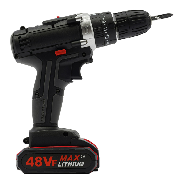 CNCEST 21V 1450 U/min Akkuschrauber Set Akku Bohrschrauber Akkubohrer Bohrmaschine mit 2 Batteries LED Licht