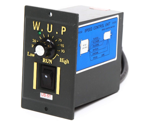 40W 220V Getriebemotor Elektromotor Wechselstrom mit Drehzahlregler, 1:15(15K), 9U/min