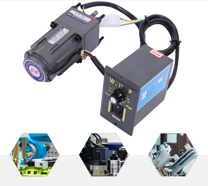 6W 20K Drehzahlgeregelte Motoren, Untersetzungsgetriebe mit Einem Untersetzungsgetriebe Ausgestattet