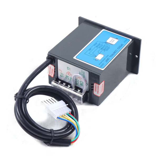 90W 220V Getriebemotor Einphasig – Asynchronmotor Mit Drehzahlregler, 1:5 Untersetzung, 270 RPM, 3,2 Nm, 12 Mm Welle