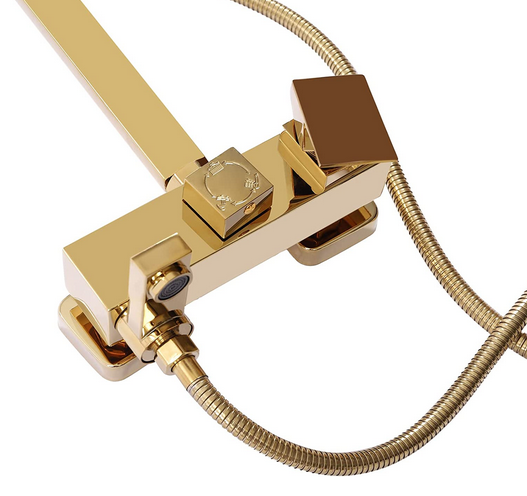 Duschset Duscharmatur Regendusche Mixer Mit Handbrause Dusche Duschsystem Brausegarnitur Wandmontiert