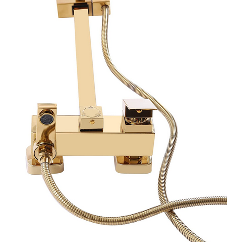 Duschset Duscharmatur Regendusche Mixer Mit Handbrause Dusche Duschsystem Brausegarnitur Wandmontiert