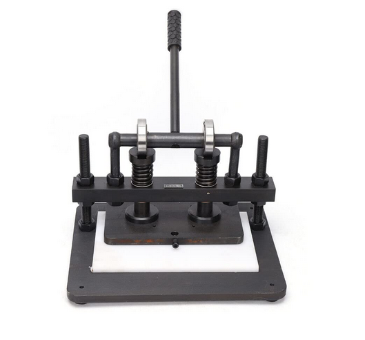 Prägepresse 260x160MM Stanzmaschine und Prägemaschine 300MM Einzugsbreite Manuelle Lederschneidemaschine