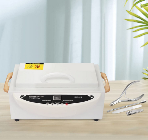 Heißluftsterilisator Sterilisator Sterilisationsgerät 500W 220V/50HZ für Nagel Werkzeug, Metallbehälter, Haarschönheits Werkzeuge