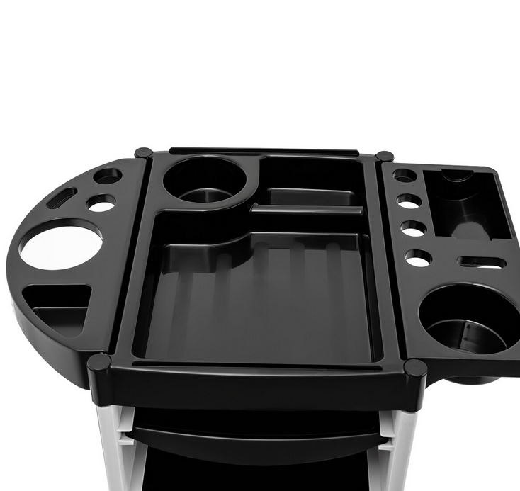 Friseurwagen Bedienungswagen Salonhilfe mit 5 Schubladen Cart Rollwagen Organizer Wagen