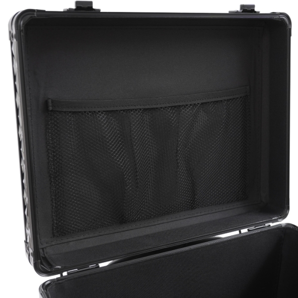 Aufbewahrungsbox für Maskenbildner mit Schublade, Make-up-Rollerbox - Black Water Cube
