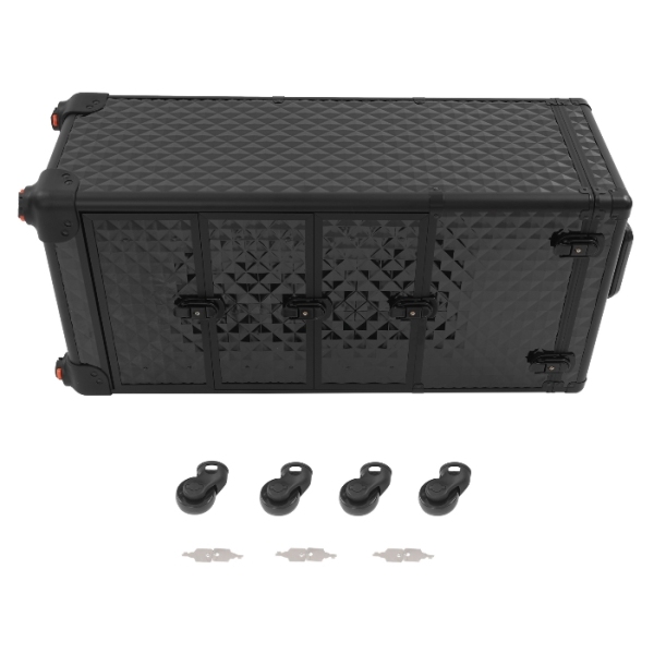 Aufbewahrungsbox für Maskenbildner mit Schublade, Make-up-Rollerbox - Black Water Cube Aufbewahrungsbox für Maskenbildner mit Schublade, Make-up-Rollerbox - Black Water Cube