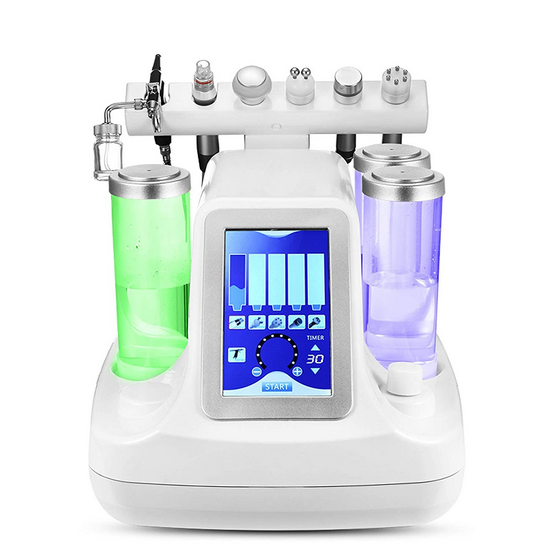 6 in 1 BIO RF Schönheits Maschinen Hydra Dermabrasion Klein Blase Gerät Tiefe Reinigungs