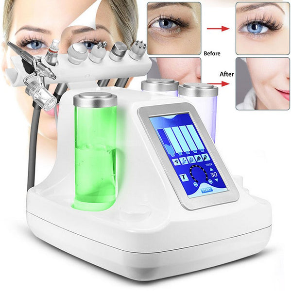 6 in 1 BIO RF Schönheits Maschinen Hydra Dermabrasion Klein Blase Gerät Tiefe Reinigungs