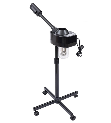 750W Tiefenpflege Gesichtsdampfer,Ozonfunktion,360° Drehbaren Düse,Verstellbaren Ständer