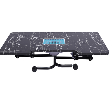 Tragbarer Nageltisch für Techniker mit Klappfunktion. Maniküre Schreibtisch für beide Salon und zu Hause mit Staubkollektor Fan