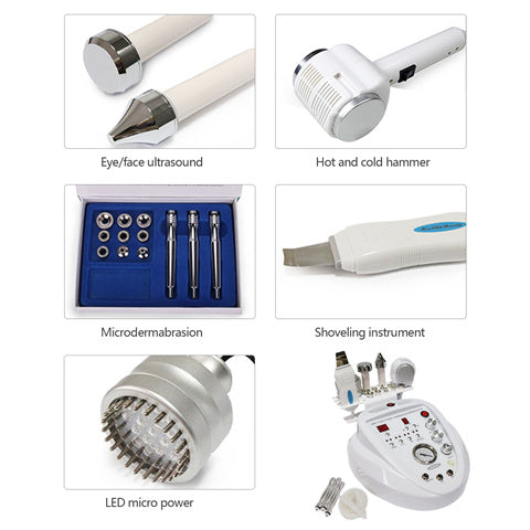 5 in 1 Spa-Nutzung Diamant Peeling und Wasserstrahl Beauty Aqua Facial Hydro
