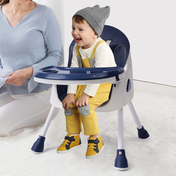 Baby Hochstuhl, 2 in 1 Hochstuhl für Babys und Kleinkinder mit Fußstütze, Geeignetes Alter: 6 Monate-6 Jahre, 78*60*94cm Baby Hochstuhl, 2 in 1 Hochstuhl für Babys und Kleinkinder mit Fußstütze, Geeignetes Alter: 6 Monate-6 Jahre, 78*60*94cm