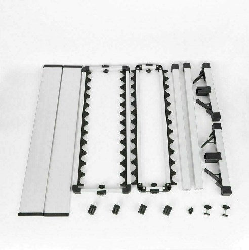 24 Ruten Tragbar Angelruten Angeln Rutenständer Aluminiumlegierung Rutenhalter Ausstellungsstand Rutenhalterung