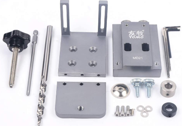 Holzbearbeitung Bohrschablone Dübellehre Bohrlehre 15° Lochbohrführung