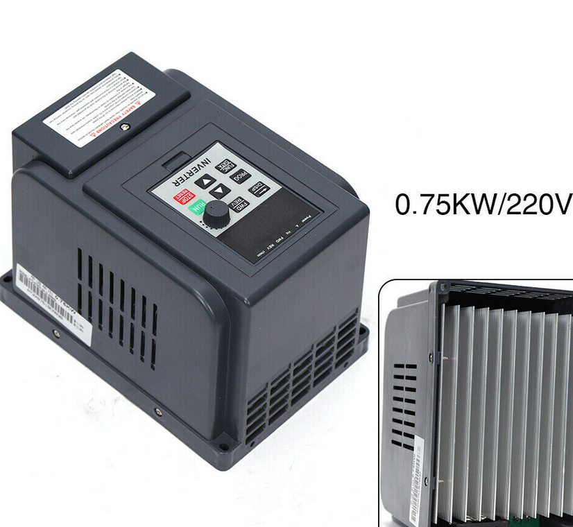 0.75KW VFD Frequenzumrichter Einphasig Wechselrichter Drehzahlregler Variable Frequency Driver