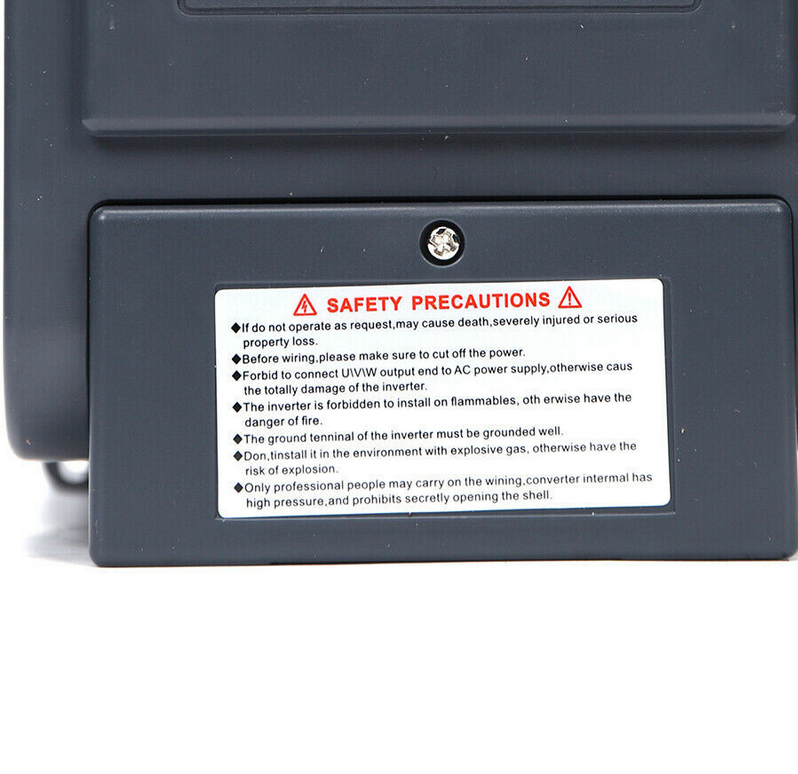 0.75KW VFD Frequenzumrichter Einphasig Wechselrichter Drehzahlregler Variable Frequency Driver