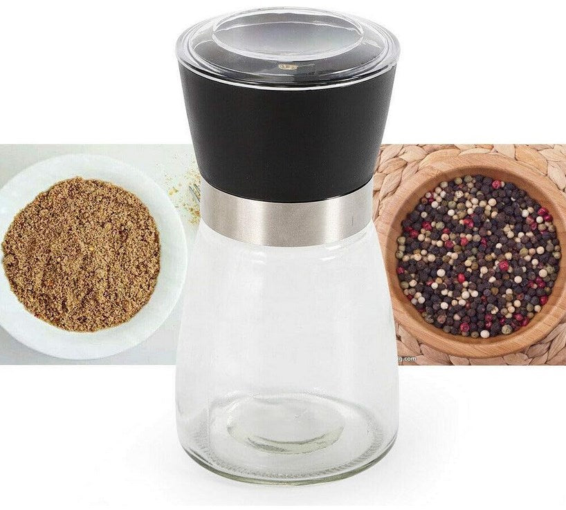 Salz und Pfeffermühle 6er Set Gewürzmühle Manuell Küche Salzmühle